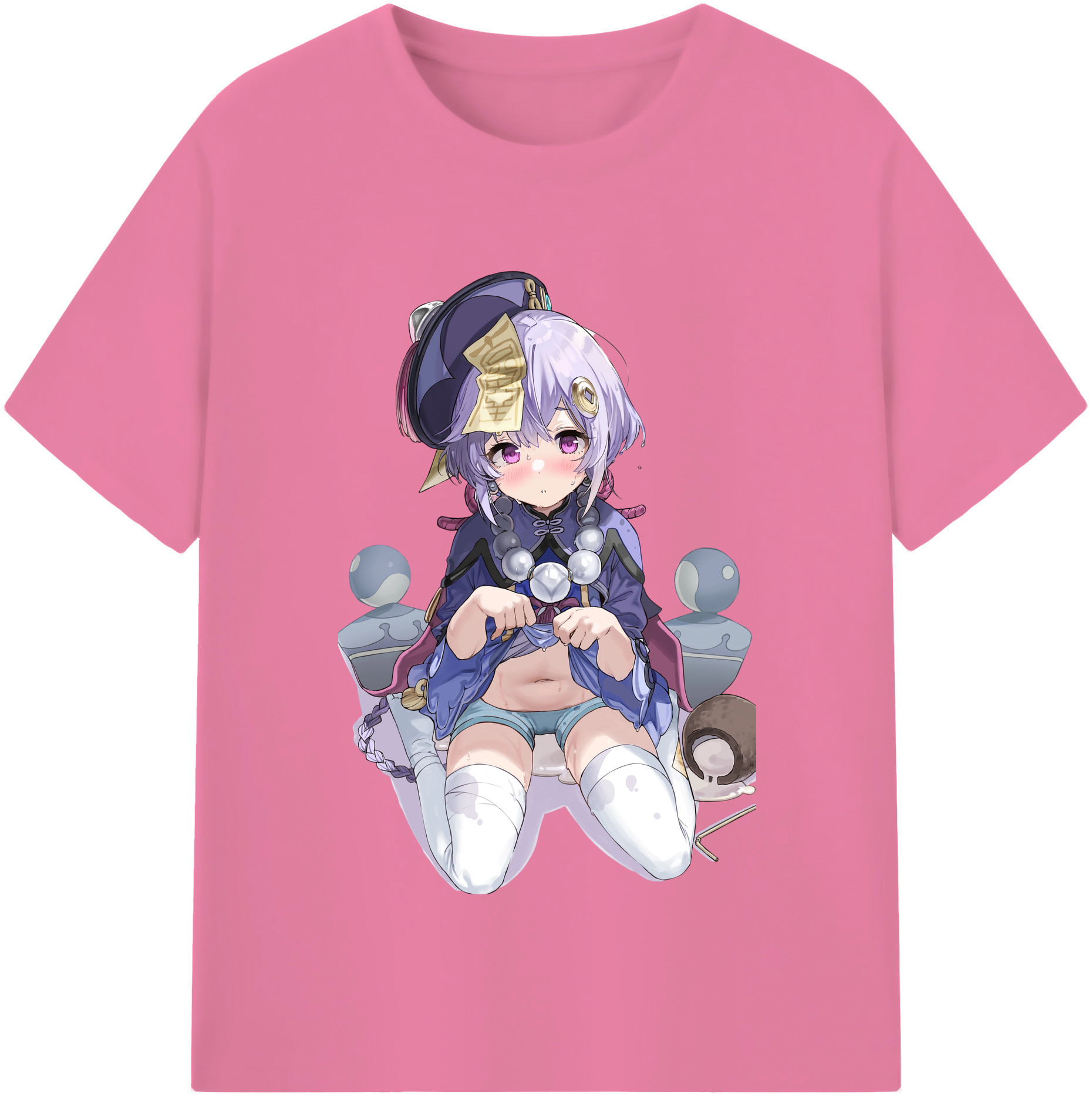 げんし神 七七 なな  genshin Nana 綿100％半袖Tシャツ（フロントプリント）